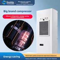 Climatiseur industriel pour armoire électrique, utilisation intérieure/extérieure, affichage numérique de la température et contrôle intelligent, modèle à montage supérieur EA