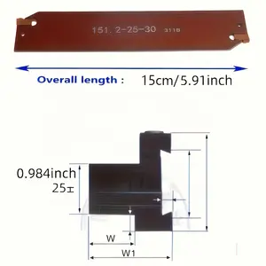 Pisau 3MM untuk berpisah N151.2 t-max q-cut karbida alat shank untuk grooving Model penuh 151.2 putar Internal 25-30