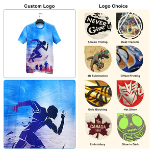 Camisetas de Running para Maratón al por Mayor, Camisetas Publicitarias con Impresión 3D, Camisetas de Poliéster con Logotipo Personalizado, Camisetas Blancas para Sublimación - Product Image 2