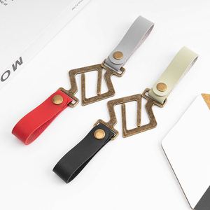 พวงกุญแจหนัง PU รูปตัว S สำหรับตั้งแคมป์กลางแจ้ง - Product Image 3