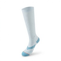 Chaussettes de compression graduée pour femmes, hauteur genou, pour le sport, la course, le volleyball, le cyclisme, soutien des jambes, bas de compression
