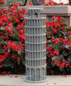 Nuevo diseño mundialmente famoso hito vintage decoración edificio romano arquitectura estatua ciudad estatuas <span class=keywords><strong>Torre</strong></span> inclinada de Pisa - Product Image 5