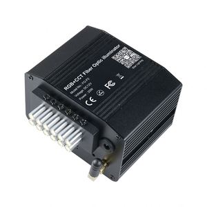 Kit de plafonnier étoilé RVBWW bicolore 12V 20W, nouvelle version améliorée, avec fibres optiques activées par le son et effets de météores RVB pour plafond de voiture - Product Image 3