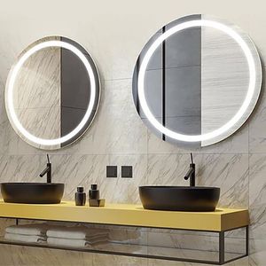 Led cảm ứng cảm biến rửa bồn tắm gương với demister Pad khách sạn dự án phòng tắm thiết kế vòng gương với 6000K LED ánh sáng - Product Image 4