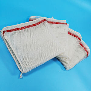 Nuevo 100% Pp Materia prima Bolsa de malla de leña Plástico Agricultura Reciclable Leña Mariscos Tubular Leno Bolsa de malla - Product Image 4