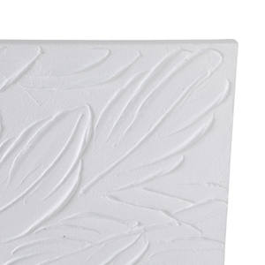 <b>Framed</b> Wall Art With Raised Leaf Patterns Dimensional Textures Chic Botanical Decor For Living Room - Product Image 3