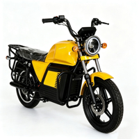 Moto électrique utilitaire pour adultes, 72V, batterie lithium longue durée, 3000W, vitesse 85km/h, autonomie 50km, pour usage professionnel