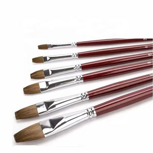 Pinceau à poils de cheval pour peinture acrylique, <span class=keywords><strong>vente</strong></span> chaude - Product Image 1