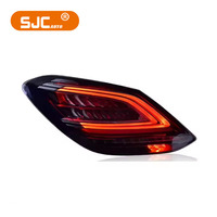 SJC lámpara trasera LED para Mercedes Benz Clase C W205 luces traseras 2007-2014 luces traseras sistema de luces diurnas de freno de giro para Benz w205