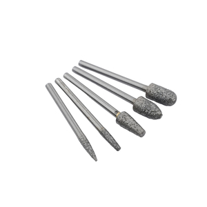 Lot de 10 fraises diamantées <span class=keywords><strong>pour</strong></span> meulage et gravure, <span class=keywords><strong>outils</strong></span> abrasifs, mini-embouts de perçage <span class=keywords><strong>pour</strong></span> jade, pierres précieuses et matériaux en pierre - Product Image 2