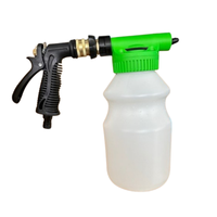 Pulvérisateur d'engrais pour tuyau d'arrosage à rapport réglable avec bouteille et poignée à gâchette pour l'arrosage des pelouses et l'alimentation des plantes