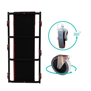 Appui-tête rembourré réglable de 40 pouces, chariot mécanique de voiture de Garage roulant avec 6 roues de 2 à 1/2 pouces roulettes d'une capacité de 150 kg - Product Image 6