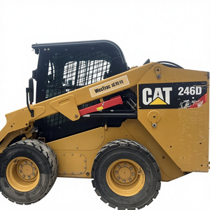 Goedkope Caterpillar 246D 226B kniklader gebruikte <span class=keywords><strong>CAT</strong></span> wiellader voor bouw, landbouw, landschapsarchitectuur en sneeuwruiming - Product Image 1