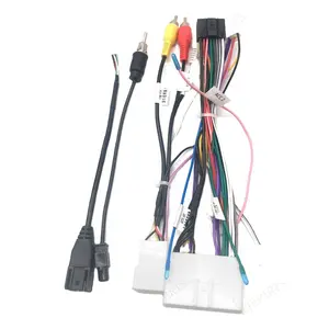 Cable de alimentación del reproductor Android del coche conector de 12 pines y 38 pines con Canbus para Mahindras Xuv 500 Auto Radio GPS