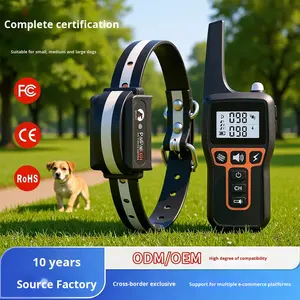 ध्वनि नियंत्रित बार्किंग स्टॉपर एब्स सामग्री मॉडल के साथ स्मार्ट रिमोट कंट्रोल डॉग ट्रेनिंग कॉलर - Product Image 4