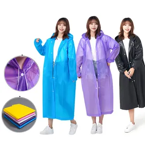 Haute qualité Camping imperméable vêtements de pluie costume 1PC EVA unisexe imperméable épaissi imperméable manteau de pluie femmes hommes