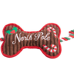 Mainan Hewan Peliharaan Chewer Primer, Mainan Natal Anjing Penangkap Buah Asli Bacon Tahan Lama - Product Image 4