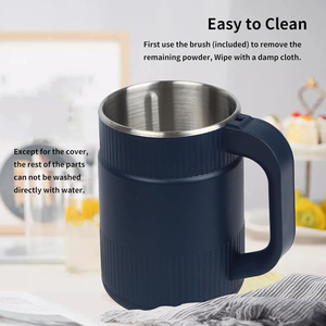 Multifunctional Mini Portable Grinder Blender Stainless Steel <b>Automatic</b> <b>Coffee</b> Bean Grinder <b>Machine</b> with 8 Blade - Product Image 4