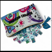 Ubin Mahjong Lucky Charms Mewah Kustom Akrilik Berukir 160 Ubin Mahjong Mutiara Amerika Pesanan Minimum 1 Set