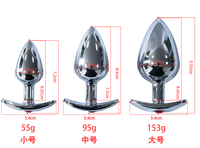 Bijoux en cristal, métal, acier, plug anal, jouets sexuels, plug anal pour hommes, femmes, couples
