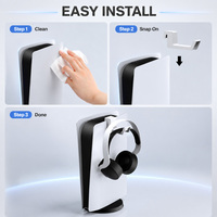 Support de casque universel portable en ABS pour accrocher les écouteurs