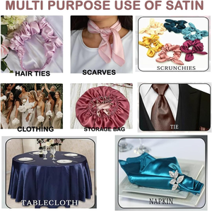 <span class=keywords><strong>Bleu</strong></span> <span class=keywords><strong>marine</strong></span> Charmeuse Satin tissu 5-Pack 44 pouces de large pour <span class=keywords><strong>mariage</strong></span> arc fête Banquet rideau robe bricolage artisanat <span class=keywords><strong>Costume</strong></span> de mariée - Product Image 6