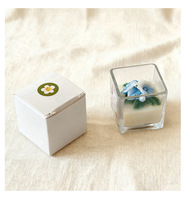 Bougie artisanale de luxe en cire de soja parfumée aux fleurs, personnalisable avec votre propre marque, vente en gros, parfum idéal pour la maison, cadeau