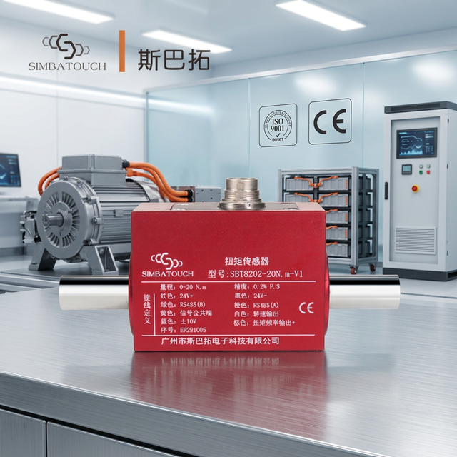Up to 12000 RPM 5/10/20/30/50Nm Dynamic Torque Sensor with Calibration Certificate for Motor and Engine Test