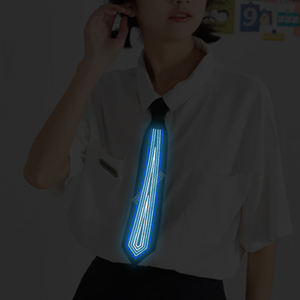 Finegreen Lighting Ropa luminosa personalizada Gorra y corbatas de camisa OEM Personalización de lotes pequeños Soporte de diseño gratuito-Productos EL - Product Image 4