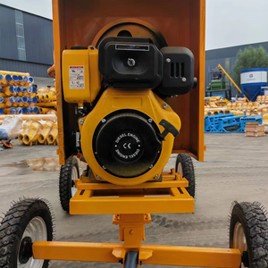 Piccola Betoniera per Edilizia, Modelli Elettrici, a Benzina e Diesel, con Capacità Produttiva di 4-8 M/h. Miscelatore Mobile - Product Image 4