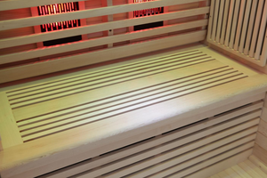 Dynamic Saunas Maxxus Toulouse 2-Person Modern Electric Far Infrared 6-Panel Sauna FM Radio <strong>CD</strong> Player Aux Port Apartments - Product Image 6