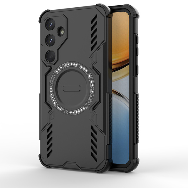 New Design Armor Shockproof PC TPU Phone Case for Samsung A55 A56 A36 A16 A26 A06 S25 S26 Ultra Magnetic Protective Back Cover