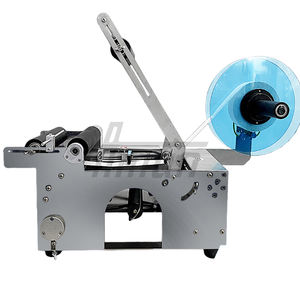 Machine d'étiquetage manuelle pour bouteilles en métal/verre, machine d'étiquetage semi-automatique pour petites entreprises - Product Image 5