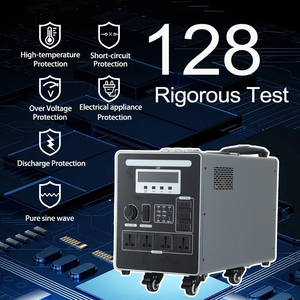 Station d'alimentation portable 3000W/6500W avec panneau solaire Lifepo4, batterie externe, lampe torche, compresseur d'air, démarreur de saut - Modèle <span class=keywords><strong>EB70</strong></span> - Product Image 4