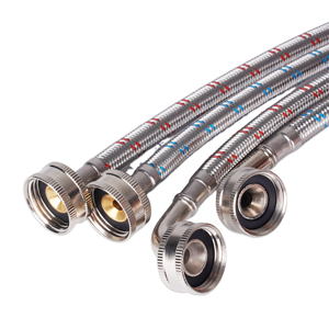 Chứng Nhận Linh Hoạt 90 Độ Khuỷu Tay Ống Thép Không Gỉ Bện F 3/4 Kết Nối Máy Giặt Ống - Product Image 3