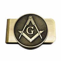 Aangepast logo ontwerp gratis spuitgieten groothandel metaal zacht emaille verguld Feng Shui voor vrijmetselaarsbadge