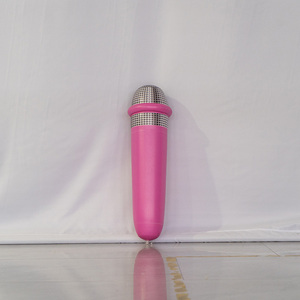 <strong>Custom</strong> Air-Sealed PVC Tarpaulin Advertising <strong>Inflatables</strong> Giant <strong>Microphone</strong> Design for Outdoor Use - Product Image 1