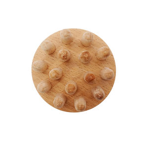 Forma de hongo de madera Gua Sha Terapia Masaje Guasha Herramienta Drenaje linfático Alivio de la tensión muscular para uso de cuerpo completo - Product Image 5