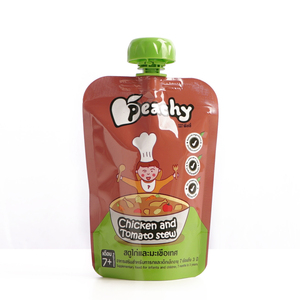 Custom spout pouch eco friendly plastic standing packaging bag for puree