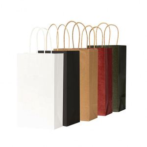 Customized Printed Logo Environmental Paper <b>Bags</b> Wholesale Printed Kraft Paper <b>Bags</b> High Quality Tote Kraft Paper <b>Bags</b> - Product Image 1