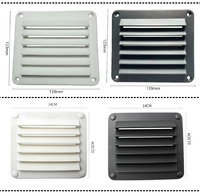 Capot de ventilation mural en plastique marin 85/130/140 mm, couvercle de sortie d'air de cabine pour la ventilation des navires/yachts