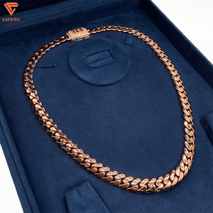 Cadena Cubana <span class=keywords><strong>de</strong></span> Moissanita <span class=keywords><strong>de</strong></span> Oro Rosa <span class=keywords><strong>de</strong></span> 12 mm, <span class=keywords><strong>Plata</strong></span> 925, Pasa Prueba <span class=keywords><strong>de</strong></span> <span class=keywords><strong>Diamantes</strong></span>, Estilo Hip Hop Miami <span class=keywords><strong>para</strong></span> <span class=keywords><strong>Hombre</strong></span> - Product Image 3