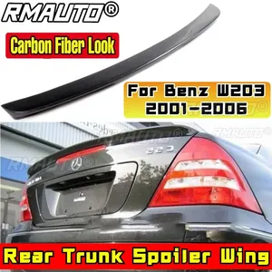 สปอยเลอร์หลังสำหรับรถยนต์ Mercedes-Benz C-class W203 C180 C200 C260 C320 ปี 2001-2006 ชุดแต่งสปอยเลอร์ฝากระโปรงท้าย อุปกรณ์ตกแต่งรถยนต์ - Product Image 1