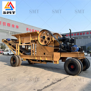 Mesin Penghancur Batu Diesel <span class=keywords><strong>Jaw</strong></span> <span class=keywords><strong>Crusher</strong></span> PE400X600 <span class=keywords><strong>PE</strong></span> 500X750 Mobile dengan Layar Getar dan Konveyor - Product Image 4