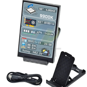 3.5 นิ้ว IPS TYPE-C หน้าจอรองคอมพิวเตอร์ CPU GPU RAM HDD จอภาพ USB สำหรับ <span class=keywords><strong>AIDA64</strong></span> พร้อมสาย USB - Product Image 1