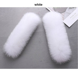 MWFur Fashion Custom Made polsini in <span class=keywords><strong>pelliccia</strong></span> di volpe <span class=keywords><strong>rosa</strong></span> da ragazza schiaffo sul polso polsini in <span class=keywords><strong>pelliccia</strong></span> di volpe per cappotto invernale - Product Image 5