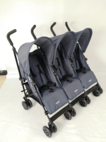 Poussette Triple Pliable IKuzma pour Triplets
