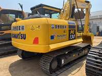 Surplus Premium! Excavatrice sur chenilles Komatsu PC130 de 13 tonnes, d'occasion, d'origine japonaise, avec pompe hydraulique PLC et roulement de boîte de vitesses, modèle 2022
