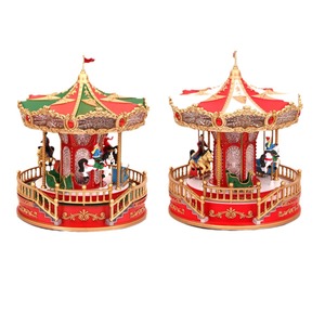 Nouvelle boîte à musique Saint Glowing avec carrousel musical - Cadeau de Noël, Décoration - Product Image 5
