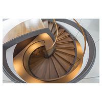 Escalier en colimaçon sur mesure, gain de place, design artistique, esthétique moderne, installation facile, escalier pour petit appartement